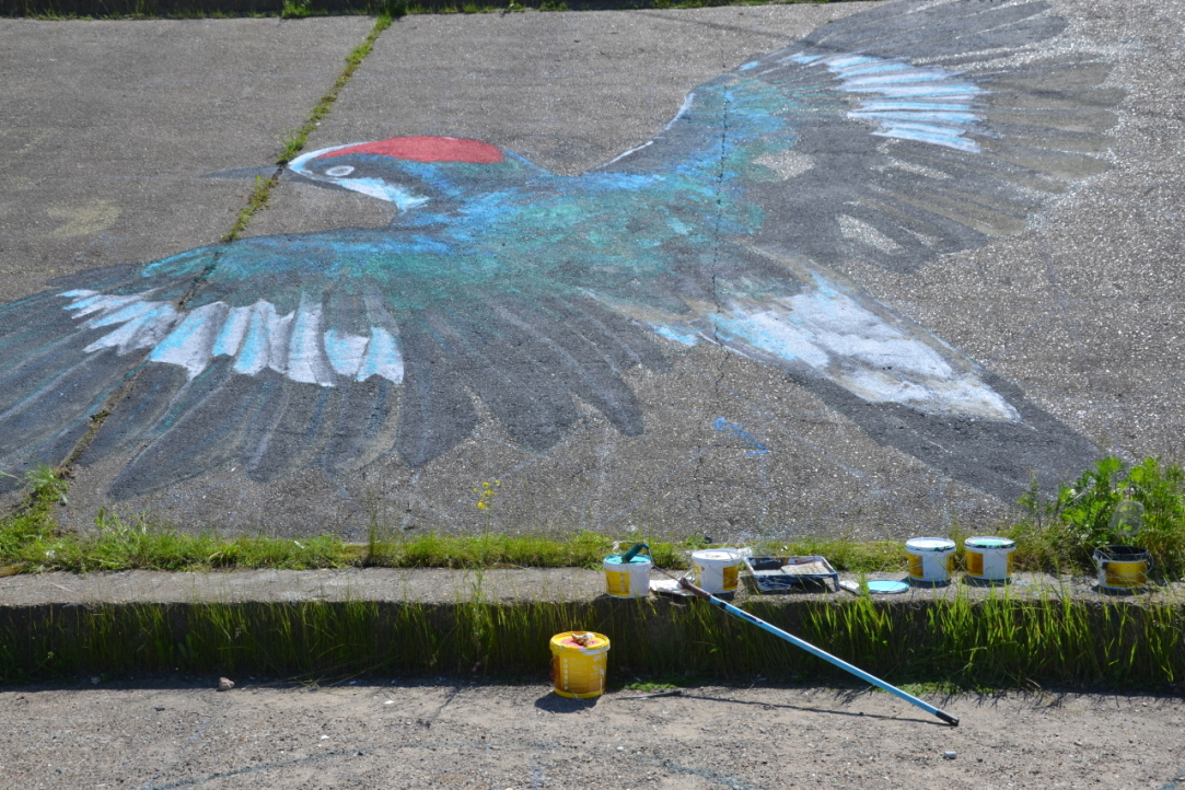 Иллюстрация к новости: Расправь крылья: проект студентов Вышки стал частью нижегородского стрит-арта